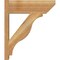 Ekena Millwork Funston Slat Rough Sawn Outlooker, Western Red Cedar, 8"W x 24"D x 28"H OUT08X24X28FST06RWR - alternate 4